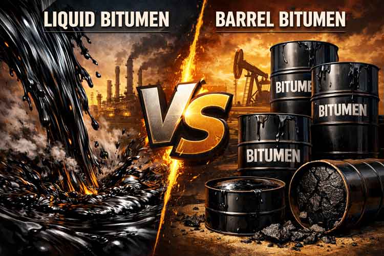 تفاوت قیر بشکه با قیر مایع