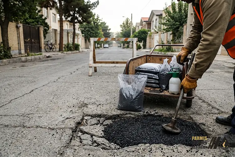 اجرای آسفالت سرد